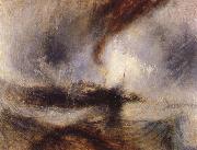 J.M.W. Turner Angbat in snostorm oil painting on canvas